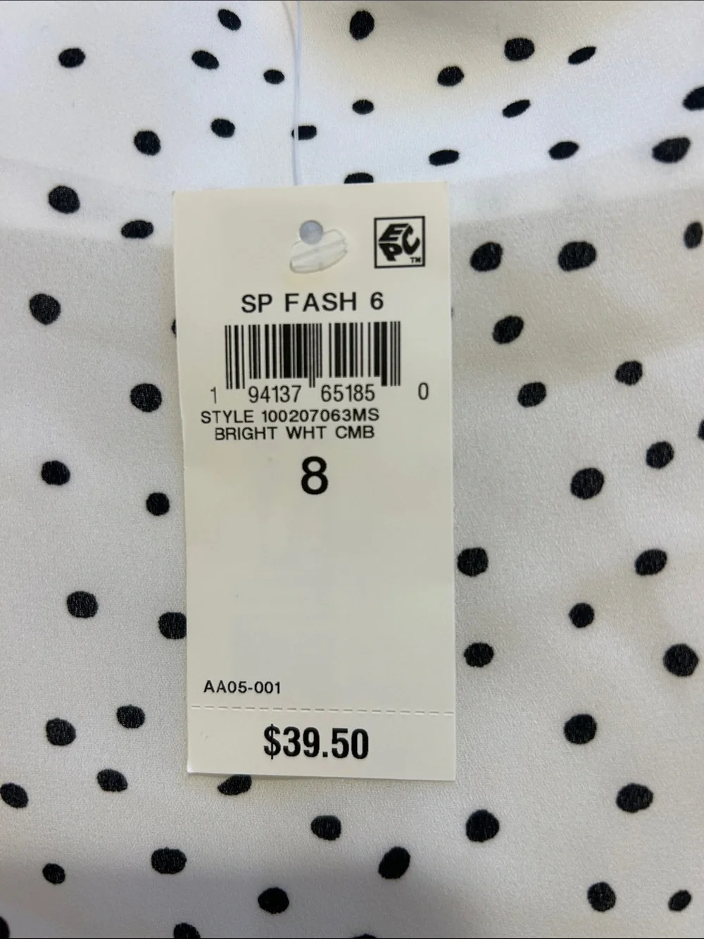 ON 3rd White Polka Dot Mini Skirt